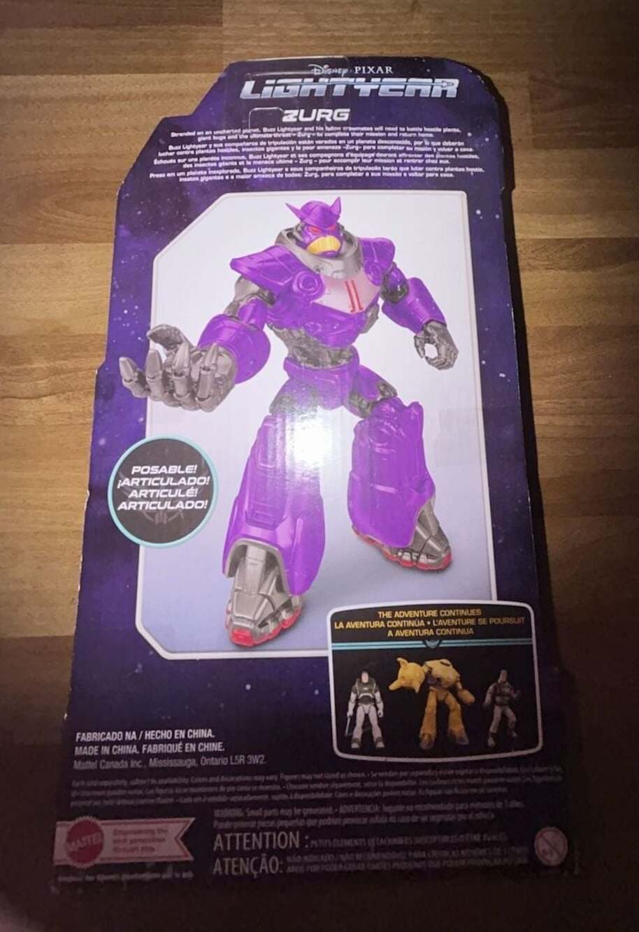 Disney Pixar Lightyear Large Scale 12-Inch Zurg Action Figure - Picture 2 of 2